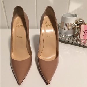 Christian Louboutin Nude Patent 120mm So Kate’s